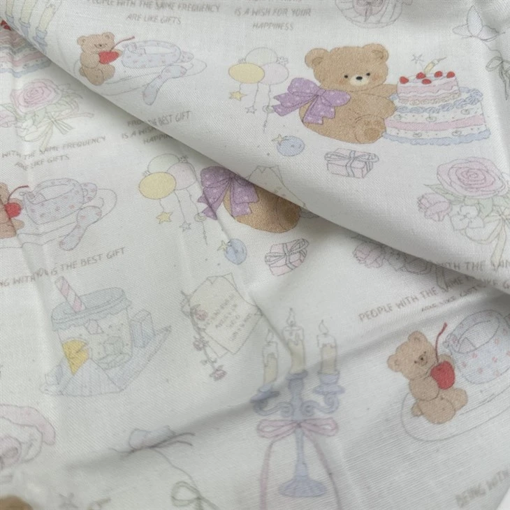 100% Cotton Double Voile Print Fabric factory