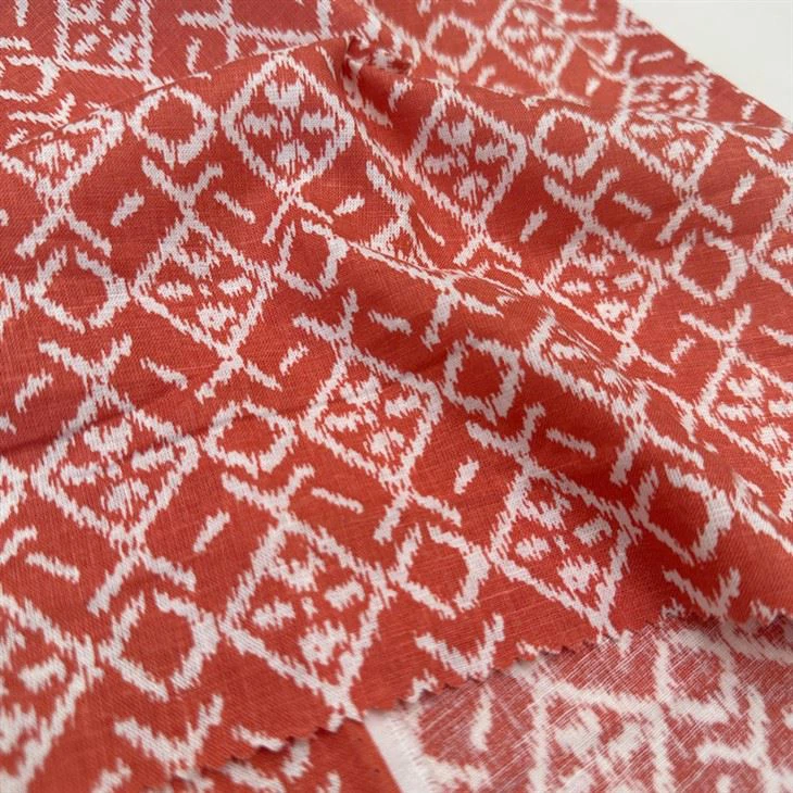 Fashion Lady Dress Print Fabric factory